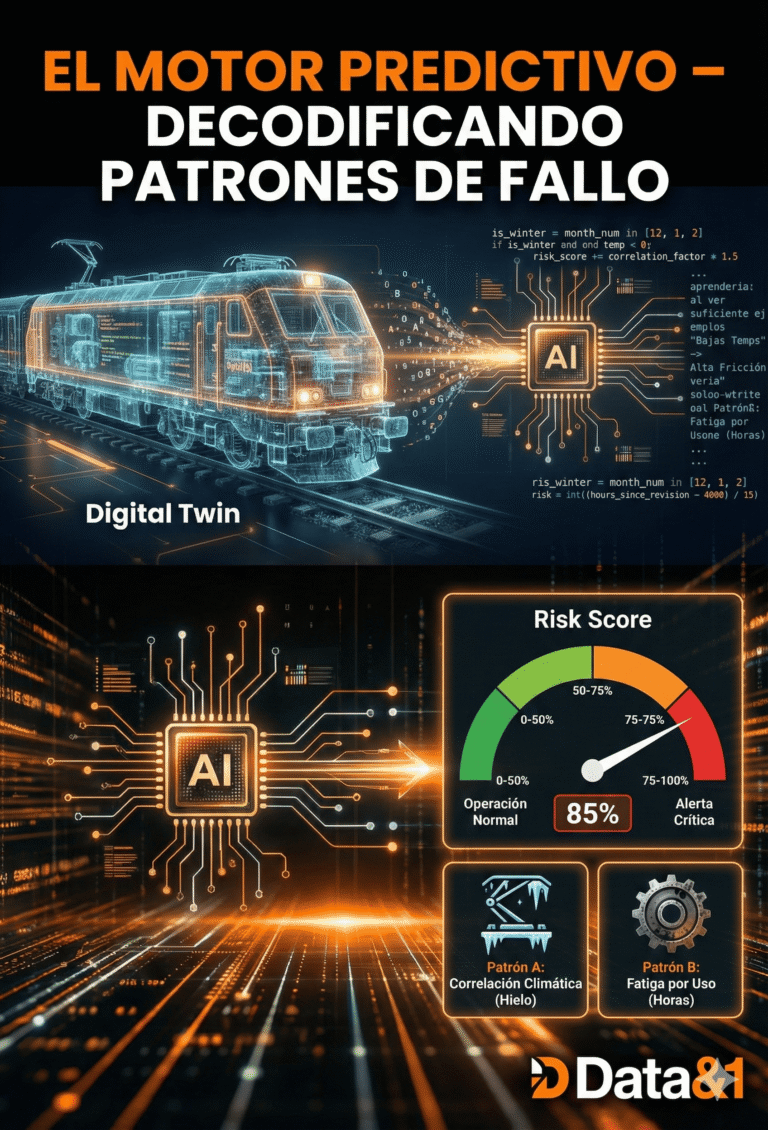 El motor predictivo, decodificando patrones de fallo.